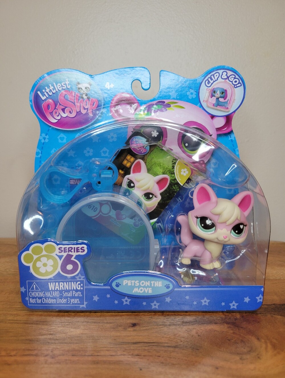 Littlest Pet Shop Generation 7 Series 6 "Pets on the Move" Pink Fox #610 New